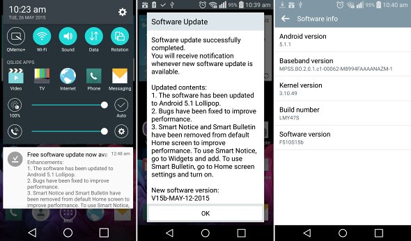 LG 5.1.1 update