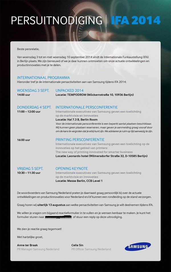 Samsung IFA 2014