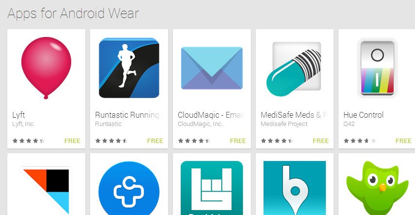 Android Wear Apps